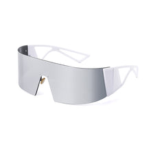 Load image into Gallery viewer, One-Piece Dazzling Sunglasses Great Encirclement Large Frame Outdoor Cycling Windproof Dust Prevention Sports Glasses
