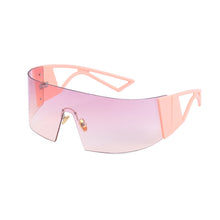 Load image into Gallery viewer, One-Piece Dazzling Sunglasses Great Encirclement Large Frame Outdoor Cycling Windproof Dust Prevention Sports Glasses
