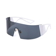 Load image into Gallery viewer, One-Piece Dazzling Sunglasses Great Encirclement Large Frame Outdoor Cycling Windproof Dust Prevention Sports Glasses
