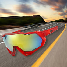 Load image into Gallery viewer, UV400 Dazzling HD Sunglasses Outdoors Riding Windproof Sand Prevention Large Frame Protective Glasses
