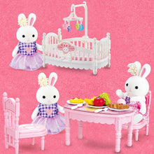 Load image into Gallery viewer, Little Rabbit Dresser Lovely Scene Play Toys Simulation Modelling Children Birthday Gift Indoor Parent-Child Interaction
