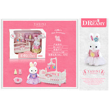 Load image into Gallery viewer, Little Rabbit Dresser Lovely Scene Play Toys Simulation Modelling Children Birthday Gift Indoor Parent-Child Interaction
