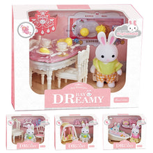 Load image into Gallery viewer, Little Rabbit Dresser Lovely Scene Play Toys Simulation Modelling Children Birthday Gift Indoor Parent-Child Interaction
