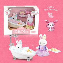 Load image into Gallery viewer, Little Rabbit Dresser Lovely Scene Play Toys Simulation Modelling Children Birthday Gift Indoor Parent-Child Interaction
