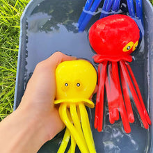 Load image into Gallery viewer, Baby Bath Toys Sponge Absorbent Octopus Squeezing Stress Relief Toys Sponge Water Absorbing Summer Swimming Pool Play Water Toy for Children
