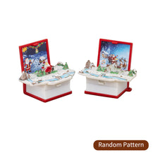 Load image into Gallery viewer, Funny 3D Folding Book Keyring Birthday Gift Fold Book Keychain 3D Popup Dinosaur Castle Christmas Surprise Anxiety Stress Children Kids Toy
