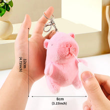 Load image into Gallery viewer, 13cm Cute Capybara Plush Keyring Pendant Soft Stuffed Plush Keychain Toy Backpack Pendant Birthday Gifts For Children
