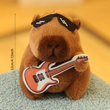 Load image into Gallery viewer, 14cm Cute Capybara Plush Keyring Pendant Soft Stuffed Plush Keychain Toy Backpack Pendant Birthday Gifts For Children
