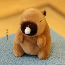 Load image into Gallery viewer, 14cm Cute Capybara Plush Keyring Pendant Soft Stuffed Plush Keychain Toy Backpack Pendant Birthday Gifts For Children
