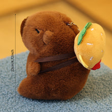 Load image into Gallery viewer, 14cm Cute Capybara Plush Keyring Pendant Soft Stuffed Plush Keychain Toy Backpack Pendant Birthday Gifts For Children

