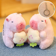 Load image into Gallery viewer, 14cm Cute Capybara Plush Keyring Pendant Soft Stuffed Plush Keychain Toy Backpack Pendant Birthday Gifts For Children
