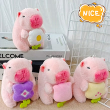 Load image into Gallery viewer, 14cm Cute Capybara Plush Keyring Pendant Soft Stuffed Plush Keychain Toy Backpack Pendant Birthday Gifts For Children
