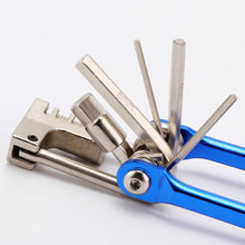Load image into Gallery viewer, 11 in 1 Bicycle Repair Tool Kit Mountain Bike Wrench Screwdriver Chain Hex Spoke Multifunction Bicycle Repair Set Cycling Tool
