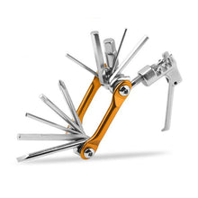 Load image into Gallery viewer, 11 in 1 Bicycle Repair Tool Kit Mountain Bike Wrench Screwdriver Chain Hex Spoke Multifunction Bicycle Repair Set Cycling Tool
