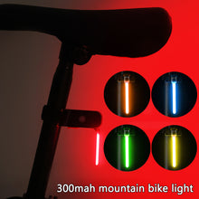 Load image into Gallery viewer, LED Bike Rear Light Waterproof Rechargeable 300mah Bicycle Tail Light Photon Drop Warning Lamp Mountain Bike Riding Cycling Light

