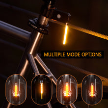 Load image into Gallery viewer, LED Bike Rear Light Waterproof Rechargeable 300mah Bicycle Tail Light Photon Drop Warning Lamp Mountain Bike Riding Cycling Light
