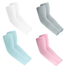 Load image into Gallery viewer, Arm Sleeves Ice Silk Covering Fingers Outdoor Cycling Running Fishing Climbing Driving Arm Cover Sunscreen Sleeves Breathable Arm Sleeves
