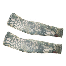 Load image into Gallery viewer, Arm Sleeves Ice Silk Covering Fingers Outdoor Cycling Running Fishing Climbing Driving Arm Cover Sunscreen Sleeves Breathable Arm Sleeves
