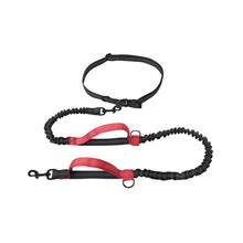 Load image into Gallery viewer, Retractable Hands Free Dog Leash For Running Double Handles Elastic Cord Reflective Large Dog Leash Pet Supplies

