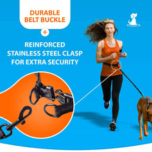 Load image into Gallery viewer, Retractable Hands Free Dog Leash For Running Double Handles Elastic Cord Reflective Large Dog Leash Pet Supplies
