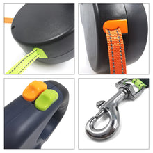 Load image into Gallery viewer, Dual Pet Retractable Leash Rope With LED Light Reflective Dual Pet Leash Lead For Dogs Cat Outdoor Traction Belt Walking Running Supplies
