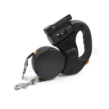 Load image into Gallery viewer, Dual Pet Retractable Leash Rope With LED Light Reflective Dual Pet Leash Lead For Dogs Cat Outdoor Traction Belt Walking Running Supplies
