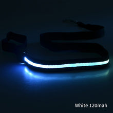 Load image into Gallery viewer, LED Dog Leash Luminous Rope Lead Leash For Dog Safety Flashing Glowing Dog Collar Harness Electronic Pet Accessories
