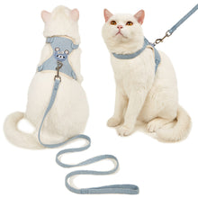 Load image into Gallery viewer, Small Pet Harness Leash Set Adjustable Puppy Cat Rabbit Guinea Pig Vest Leash Outdoor Dog Cat Collar Pet Supplies

