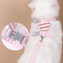 Load image into Gallery viewer, Cute Cat Harness Vest Lead Leash Adjustable Pets Collar Traction Belt Rope Pet Walking Rope Leash For Cat Small Dog
