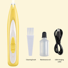 Load image into Gallery viewer, Pet Electric Push Clippers with Led Lights Foot Hair Trimmer Professional Care Supplies Dog Cat Claw Pedicure Artifact Rechargeable Shaver

