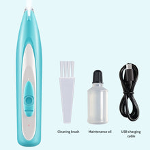 Load image into Gallery viewer, Pet Electric Push Clippers with Led Lights Foot Hair Trimmer Professional Care Supplies Dog Cat Claw Pedicure Artifact Rechargeable Shaver
