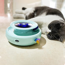 Load image into Gallery viewer, Interactive 2-in-1 Cat Toy Feather Stick Fun Ball Toy Set For Cat Dog Indoor Cat Teaser Cats Pet Turntable Catching Training Toy
