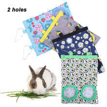 Load image into Gallery viewer, Hay Bag Hanging Pouch Feeder Holder Feeding Dispenser Container for Rabbit Guinea Pig Small Animals Pet Bunny Cage Accessories
