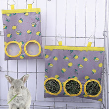 Load image into Gallery viewer, Hay Bag Hanging Pouch Feeder Holder Feeding Dispenser Container for Rabbit Guinea Pig Small Animals Pet Bunny Cage Accessories
