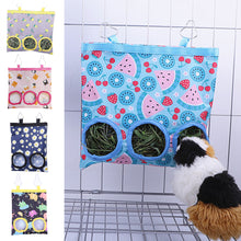 Load image into Gallery viewer, Hay Bag Hanging Pouch Feeder Holder Feeding Dispenser Container for Rabbit Guinea Pig Small Animals Pet Bunny Cage Accessories
