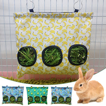 Load image into Gallery viewer, Hay Bag Hanging Pouch Feeder Holder Feeding Dispenser Container for Rabbit Guinea Pig Small Animals Pet Bunny Cage Accessories
