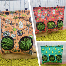 Load image into Gallery viewer, Hay Bag Hanging Pouch Feeder Holder Feeding Dispenser Container for Rabbit Guinea Pig Small Animals Pet Bunny Cage Accessories
