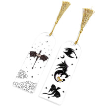 Load image into Gallery viewer, Anime Black Dragon Bookmarks Collection Gift for Book Lovers Acrylic Book Mark for Men Women Teacher Friend Kid Marker Reading
