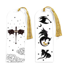 Load image into Gallery viewer, Anime Black Dragon Bookmarks Collection Gift for Book Lovers Acrylic Book Mark for Men Women Teacher Friend Kid Marker Reading
