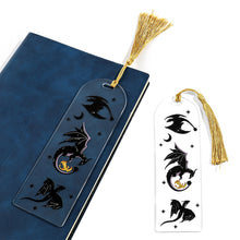 Load image into Gallery viewer, Anime Black Dragon Bookmarks Collection Gift for Book Lovers Acrylic Book Mark for Men Women Teacher Friend Kid Marker Reading
