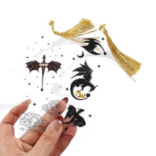 Load image into Gallery viewer, Anime Black Dragon Bookmarks Collection Gift for Book Lovers Acrylic Book Mark for Men Women Teacher Friend Kid Marker Reading
