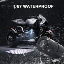 Load image into Gallery viewer, Pair Motorcycle LED Welcome Light Angel Wings Style Projection Lights For Motorcycle Modified Decorative Lamps Wing Lights
