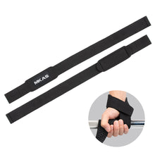 Load image into Gallery viewer, 1 Pair 3.8*60CM Strength Training Professional Hard Pull Grip Strap Fitness Weight Lifting Pressure Non-Slip Power Strap Winding Wrist Strap
