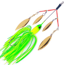 Load image into Gallery viewer, 13CM/22.8G Tractor Whisker Lure Bait Anti-Hanging Sole Composite Spinning Glitter False Bait Fishing Accessories
