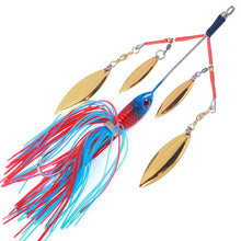 Load image into Gallery viewer, 13CM/22.8G Tractor Whisker Lure Bait Anti-Hanging Sole Composite Spinning Glitter False Bait Fishing Accessories

