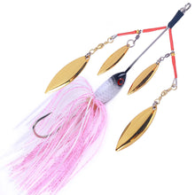 Load image into Gallery viewer, 13CM/22.8G Tractor Whisker Lure Bait Anti-Hanging Sole Composite Spinning Glitter False Bait Fishing Accessories
