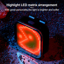 Load image into Gallery viewer, 1PC Mountain Bike Aluminum Alloy Taillight Creative Pattern 100LM LED Red Night Riding Warning Light
