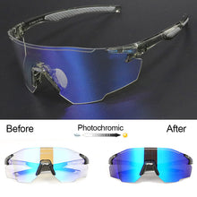 Load image into Gallery viewer, Outdoor Sports Cycling Photochromic Glasses Day And Night Dual Use HD Goggles UV400 Polarized Sunglasses
