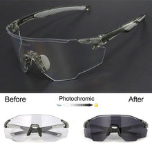 Load image into Gallery viewer, Outdoor Sports Cycling Photochromic Glasses Day And Night Dual Use HD Goggles UV400 Polarized Sunglasses
