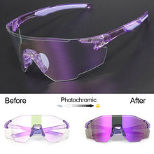 Load image into Gallery viewer, Outdoor Sports Cycling Photochromic Glasses Day And Night Dual Use HD Goggles UV400 Polarized Sunglasses
